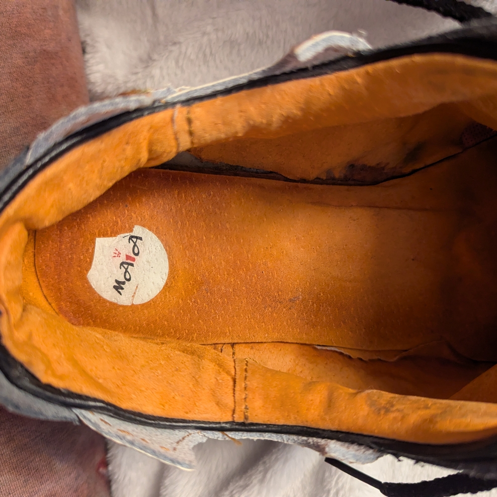 Colorful Patchwork Leather Shoes - image 6